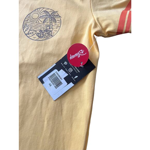 Nwt Unisex Rags Small Disney Tropical Mickey Tee - Picture 3 of 4